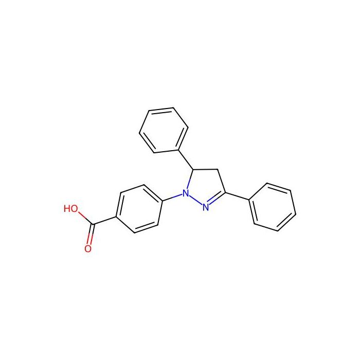 4-(3,5-Diphenyl-4,5-dihydro-pyrazol-1-yl)-benzoic acid