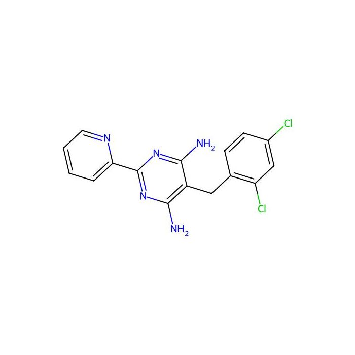 5-(2,4-Dichlorobenzyl)-2-(2-pyridinyl)-4,6-pyrimidinediamine