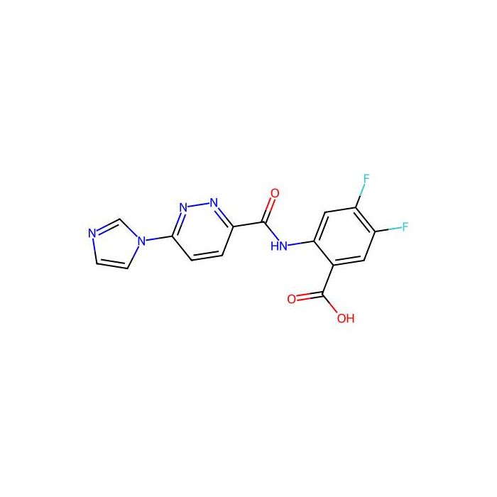 4,5-difluoro-2-{[6-(1H-imidazol-1-yl)pyridazine-3-carbonyl]amino}benzoic acid