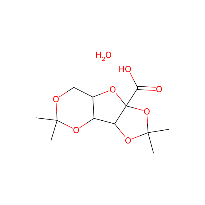 (-)-2,3:4,6-二-O-异亚丙基-2-酮-L-古洛糖酸一水合物