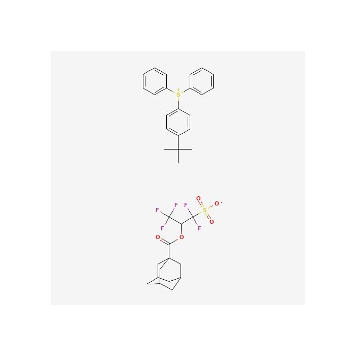 (4 - 叔丁基苯基)- 二苯基硫鎓盐:2-(金刚烷 -1 - 羰基氧基) -1.1,3.3,3 - 五氟丙烷 -1 - 磺酸盐(1:1)