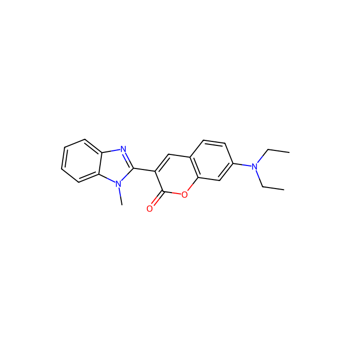 7-二乙氨基-3-(1-甲基-2-苯并咪唑基)香豆素