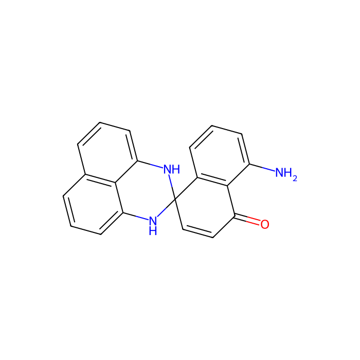 2,3-二氢-2-螺-4'-[8'-氨基萘-1'(4'H)-酮]呸啶(含 o-型)