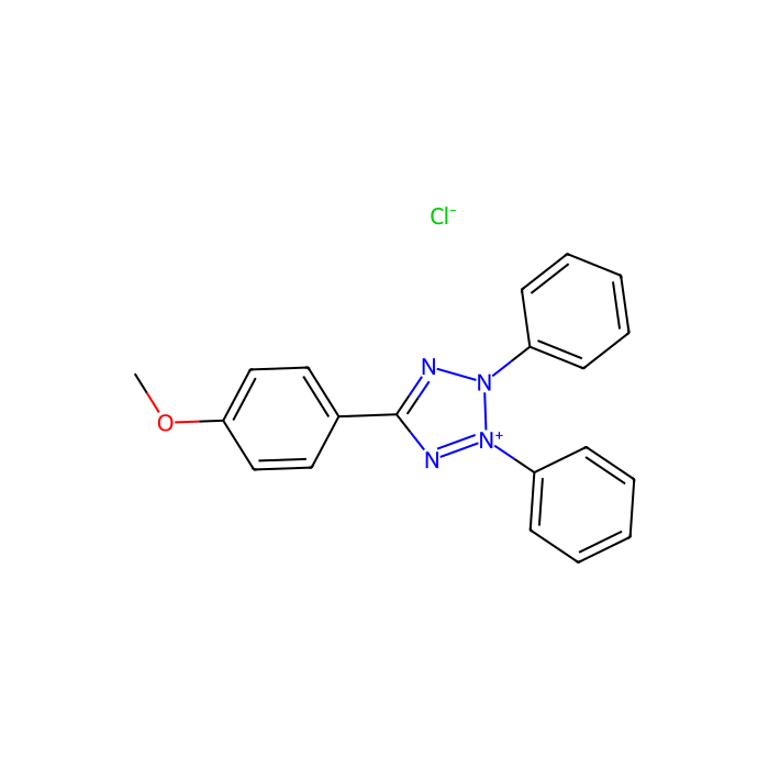 2,3-二苯基-5-(4-甲氧苯基)氯化四氮唑