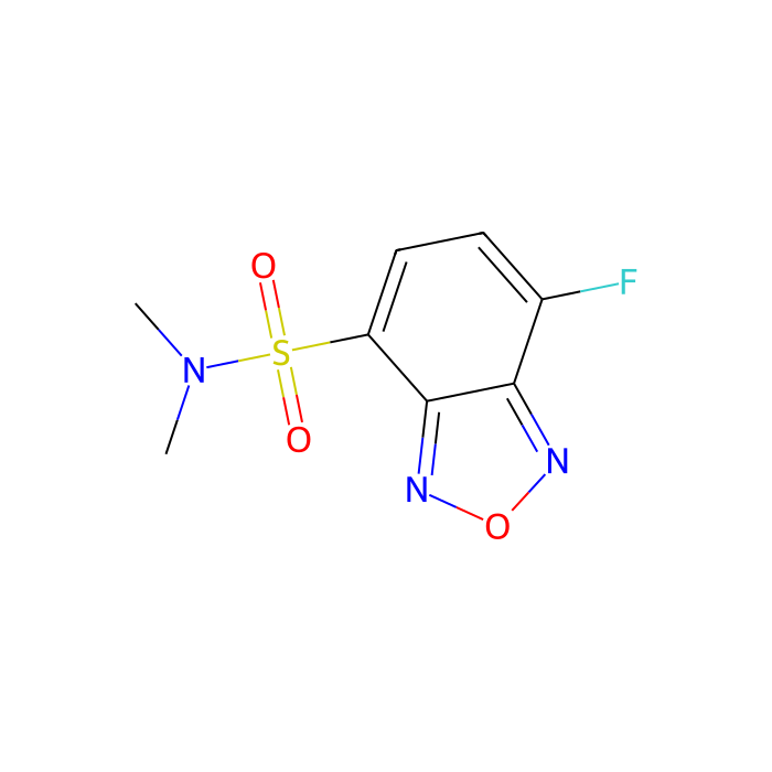 DBD-F [=4-(N,N-二甲氨基磺酰)-7-氟-2,1,3-苯并恶二唑][用于高效液相色谱标记]