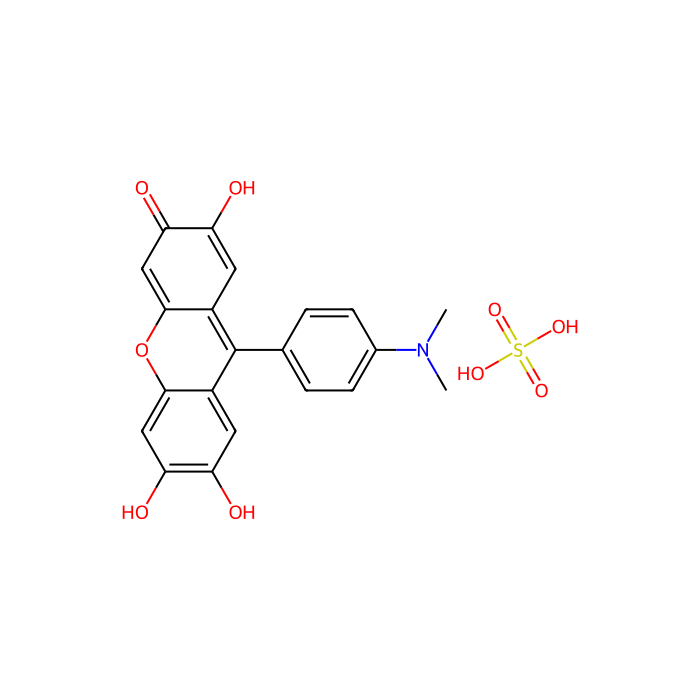 9-(4'-二甲氨基苯基)-2,6,7-三羟基荧光酮硫酸盐水合物