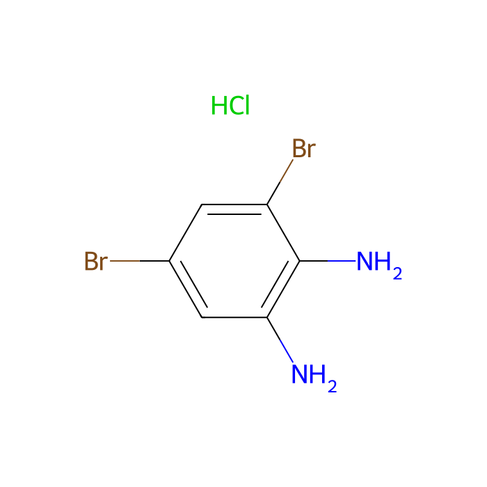 3,5-二溴-1,2-苯二胺一盐酸盐[以气相色谱电子俘获检测器硒测定用灵敏试剂]