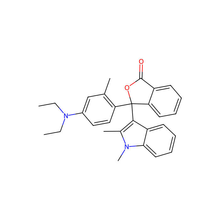 3-(1,2-二甲基-3-吲哚基)-3-[4-(二乙氨基)-2-甲基苯基]苯酞