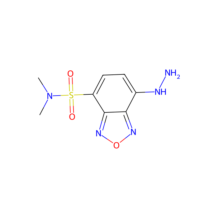 DBD-H [=4-(N,N-二甲氨基磺酰)-7-肼基-2,1,3-苯并恶二唑[用于高效液相色谱标记]