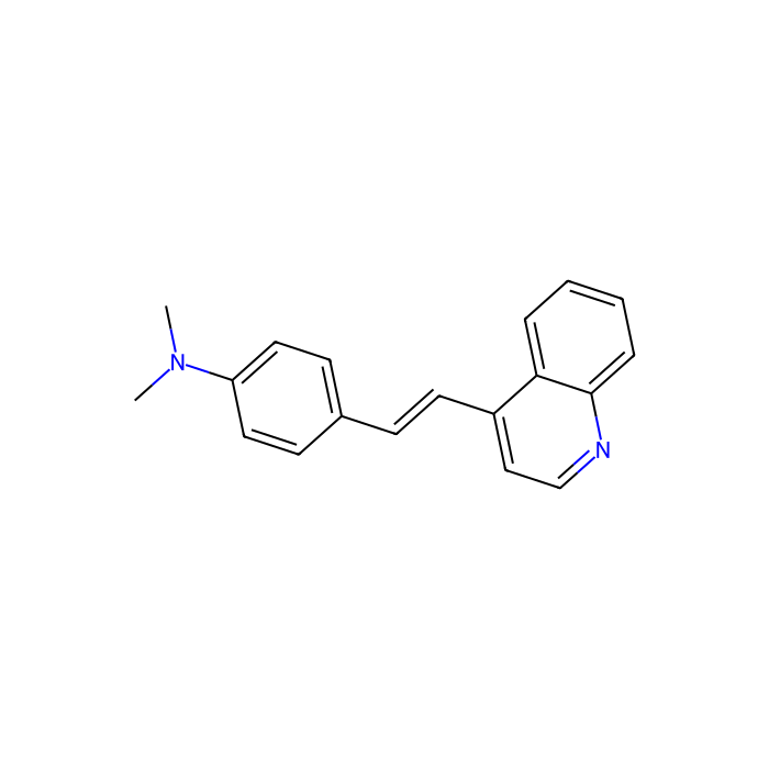 4-(4-二甲氨基苯乙烯基)喹啉
