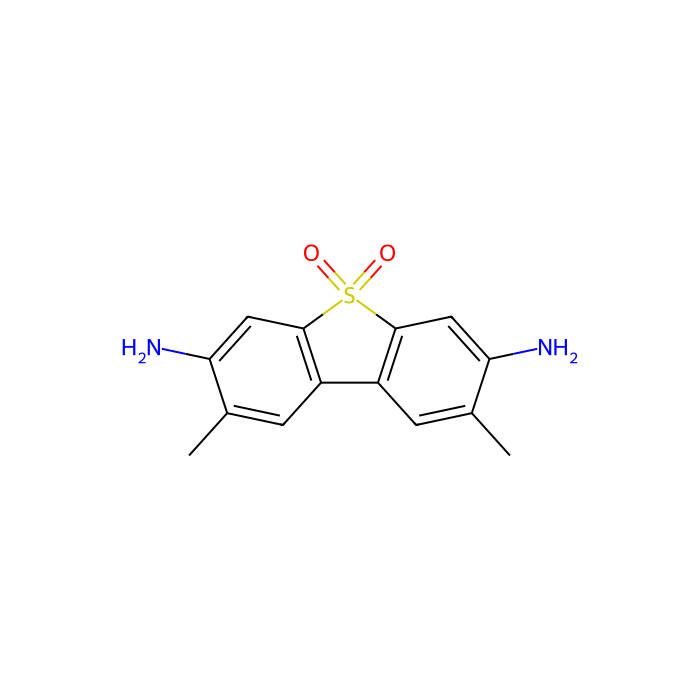 3,7-二氨基-2,8-二甲基二苯并噻吩砜(含2,6-二甲基异构体)