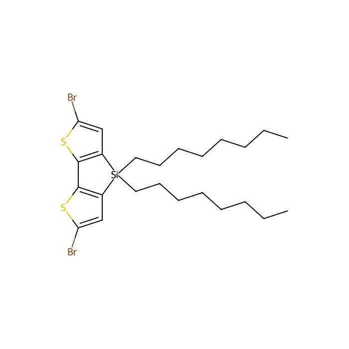 2,6-二溴-4,4-二正辛基二噻吩并[3,2-b:2',3'-d]噻咯