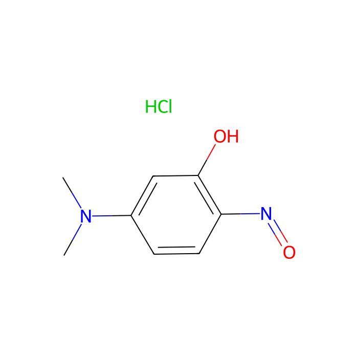 5-二甲氨基-2-亚硝基苯酚盐酸盐