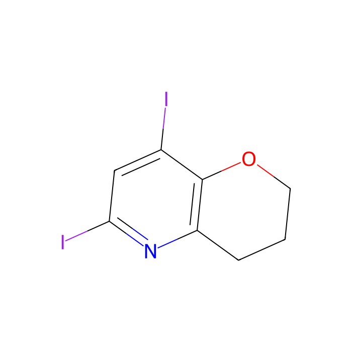 6,8-二碘-3,4-二氢-2H-吡喃[3,2-b] 吡啶