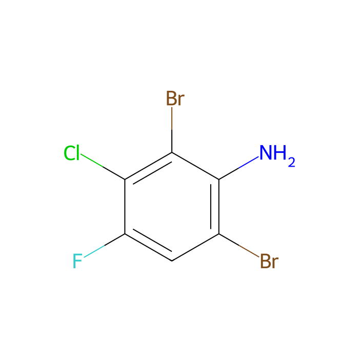 2,6-二溴-3-氯-4-氟苯胺