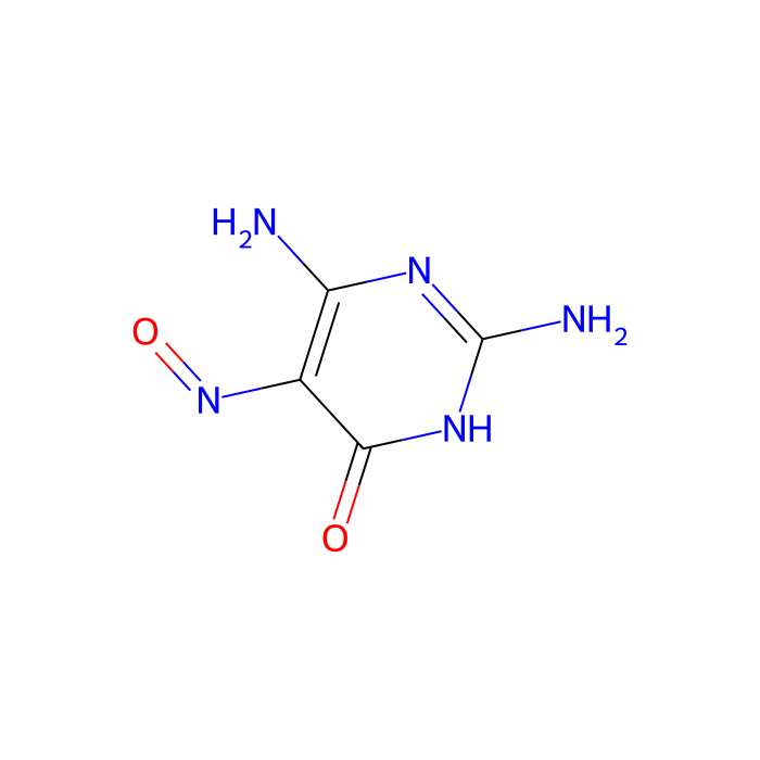 2,4-二氨基-6-羟基-5-亚硝基嘧啶