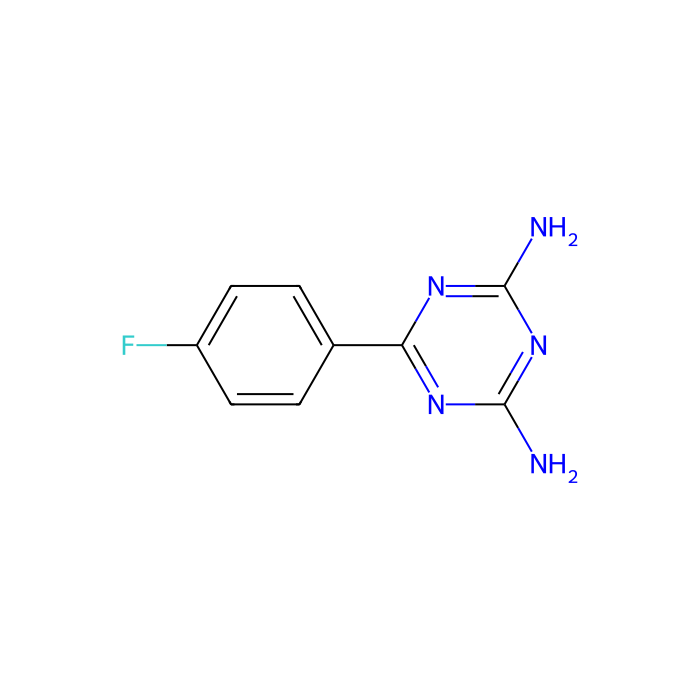 2,4-氨基-6-(4-氟苯基)-1,3,5-三嗪