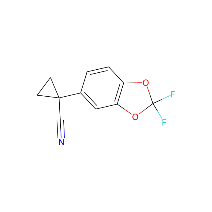 1-(2,2-二氟-2H-1,3-苯并二恶唑-5-基)环丙烷-1-腈