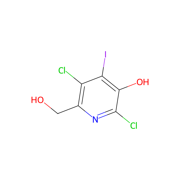 2,5-二氯-6-(羟甲基)-4-碘吡啶-3-醇