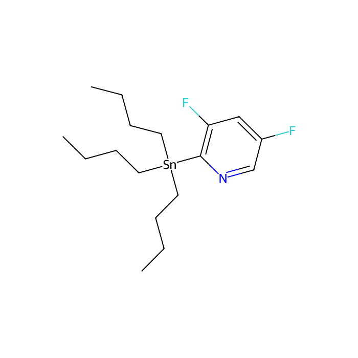 3,5-二氟-2-三丁基苯乙烯基吡啶