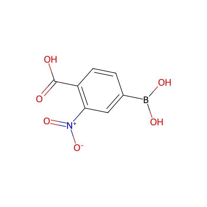 4-羧基-3-硝基苯硼酸 (含不同量的酸酐)