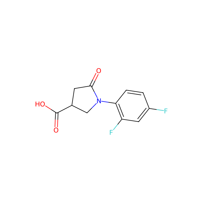 1-(2,4-二氟苯基)-5-氧吡咯烷-3-羧酸