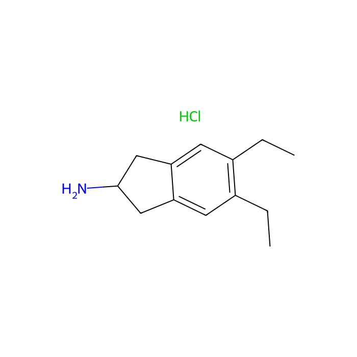 5,6-二乙基-2,3-二氢-1H-茚-2-胺盐酸盐