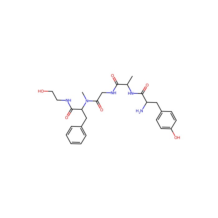 DAMGO,μ阿片受体激动剂, κ受体激动剂;μ受体激动剂