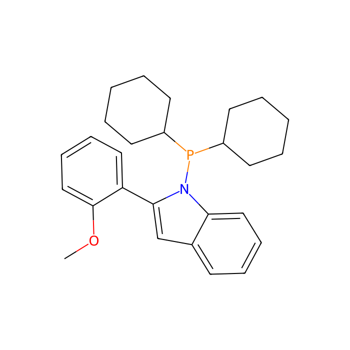 1-(二环己基膦基)-2-(2-甲氧苯基)-1H-吲哚