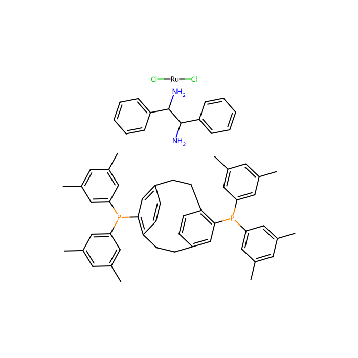 二氯[（S )-(+)-4,12-双（二（3,5-二甲苯基）膦）-[2.2]，对环芳烷] [（1R，2R)-(+)-1,2-二苯基]钌