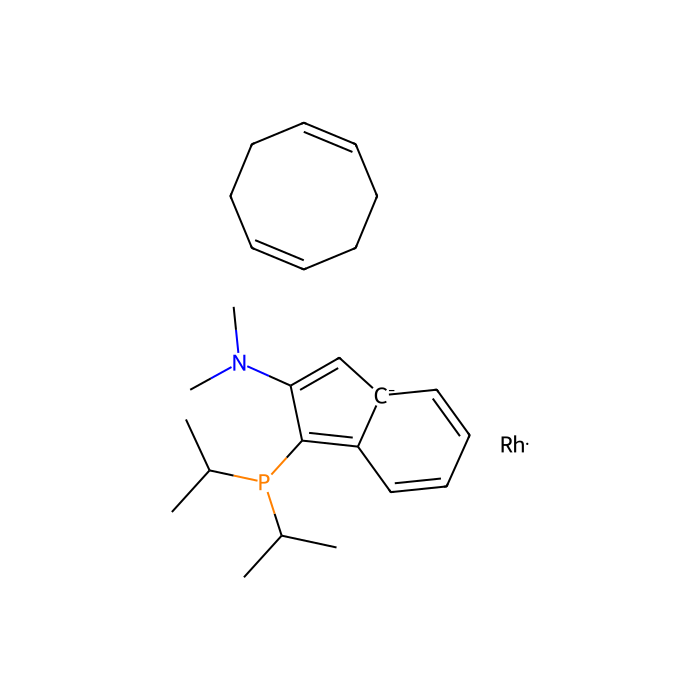 3-二异丙基亚正膦基-2-（N，N-二甲基氨基）-1H-茚（1,5-环辛二烯）铑（I）