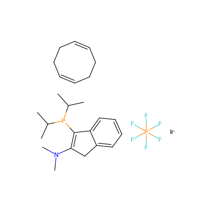 3-二异丙基膦基-2-（N，N-二甲基氨基）-1H-茚（1,5-环辛二烯）六氟磷酸铱（I）
