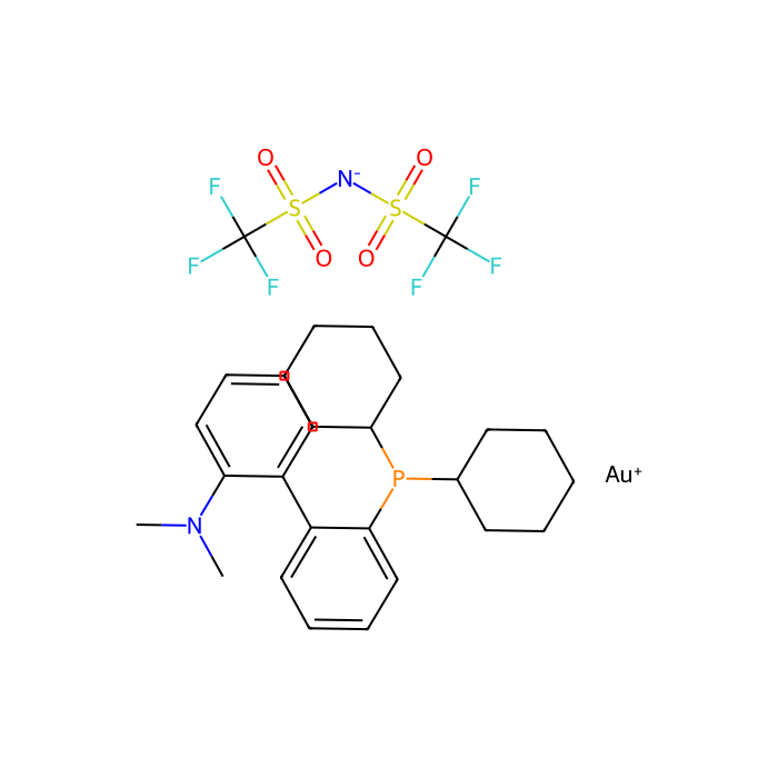 [2-（二环己基膦基）-2''-（N，N-二甲基氨基）-1,1''-联苯] [双（三氟甲基）磺酰亚胺基]金（I）