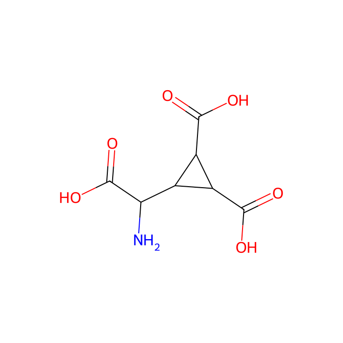 DCG IV,II型mGlu激动剂, mGlu 1 受体拮抗剂；mGlu 2 受体激动剂；mGlu 3 受体激动剂；mGlu 5 受体拮抗剂；mGlu 6 受体拮抗剂；mGlu 7 受体拮抗剂；mGlu 8 受体拮抗剂