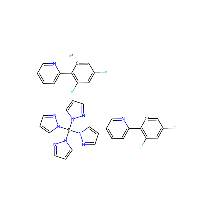 双（2,4-二氟苯基吡啶并）四（1-吡唑基）硼酸铱（III）