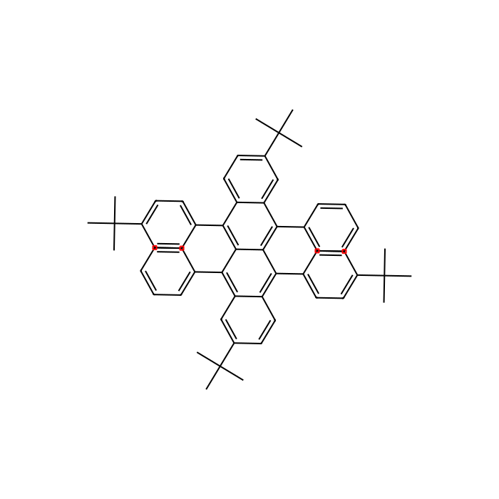 2,8-二 - 叔丁基-5,11-双（4-叔丁基苯基）-6,12-二苯基十四碳烯