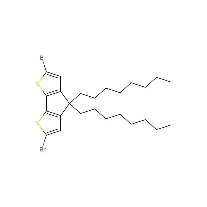 2,6-二溴-4,4-二辛基-4H-环戊[2,1-b; 3,4-b']二噻吩
