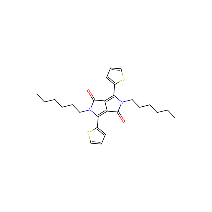 2,5-二己基-3,6-二（噻吩-2-基）吡咯并[3,4-c]吡咯-1,4（2H，5H）-二酮