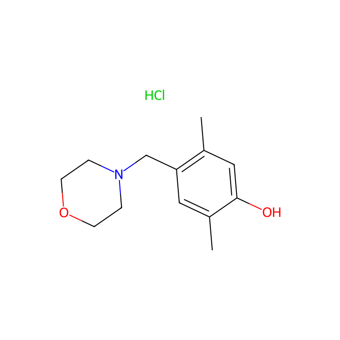 2,5-二甲基-4-(吗啉甲基)苯酚盐酸盐一水化物