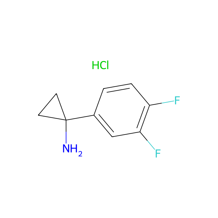1-(3,4-二氟苯基)环丙烷-1-胺盐酸盐