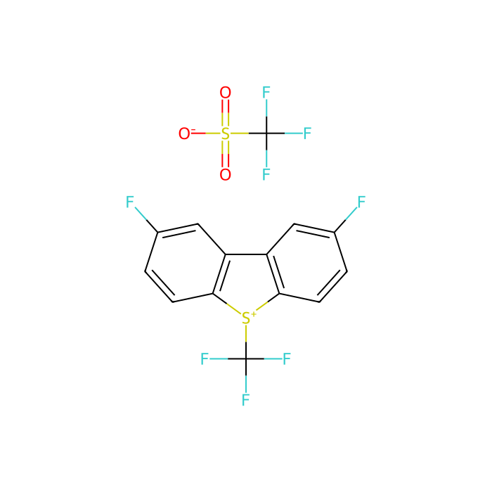 2,8-二氟-5-(三氟甲基)-5H-二苯并[b,d]噻吩-5-鎓三氟甲磺酸盐