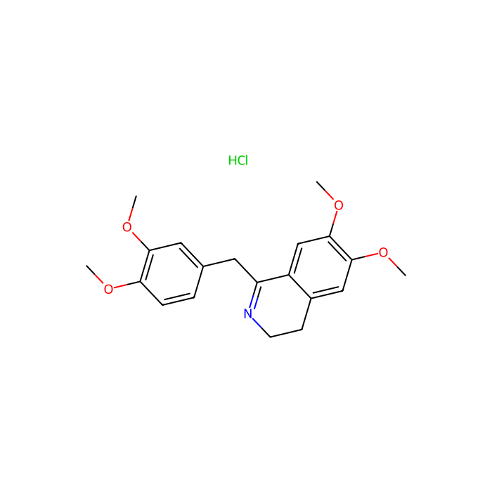 1-(34-二甲氧基苄基）-67-二甲氧基-34-二氢异喹啉盐酸盐
