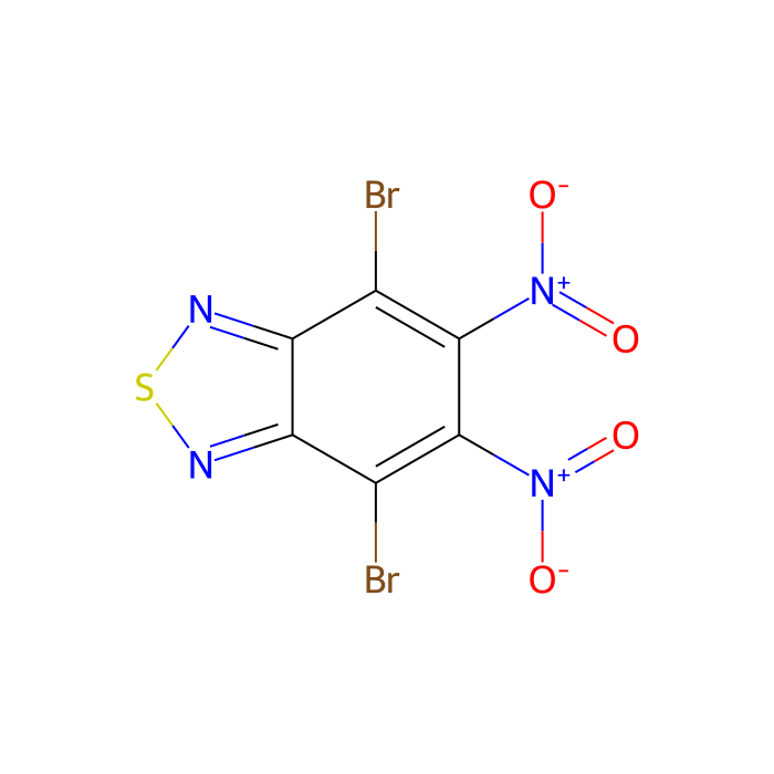 4,7-二溴-5,6-二硝基苯并[c][1,2,5]噻二唑