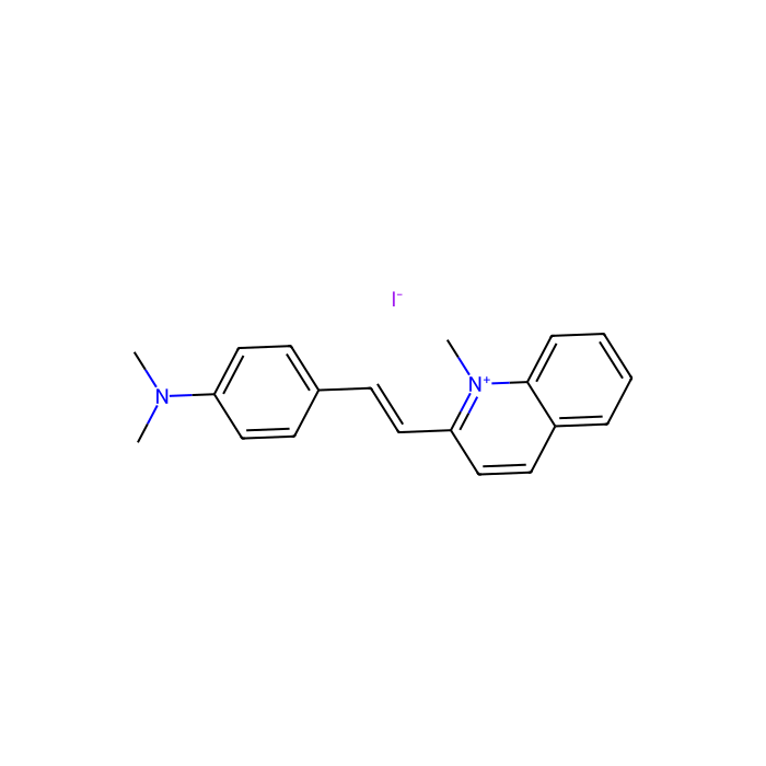 2-[4-（二甲基氨基）苯乙烯基]-1-甲基喹啉碘化物