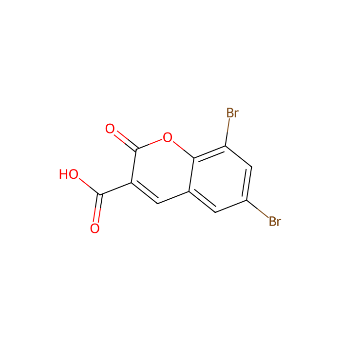 6,8-二溴香豆素-3-羧酸