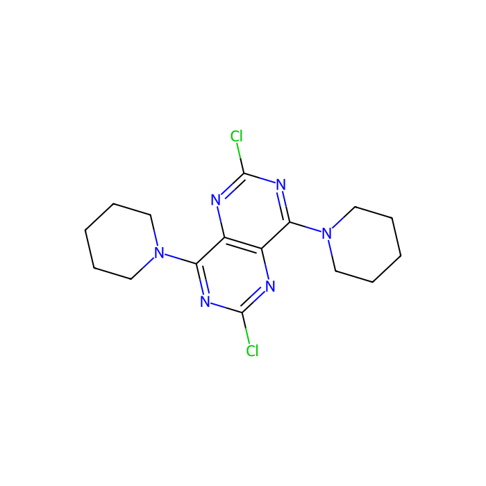 2,6-二氯-4,8-二哌啶基-嘧啶[5,4-d]嘧啶