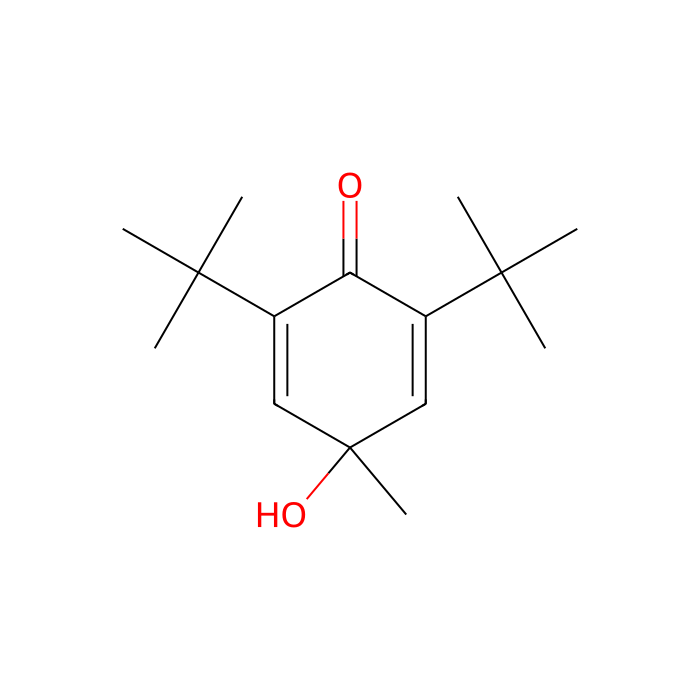 2,6-二（叔丁基）-4-羟基-4-甲基-2,5-环己烯-1-酮