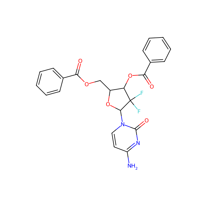 2',2'-二氟-2'-脱氧胞嘧啶核苷-3',5'-二苯甲酸酯
