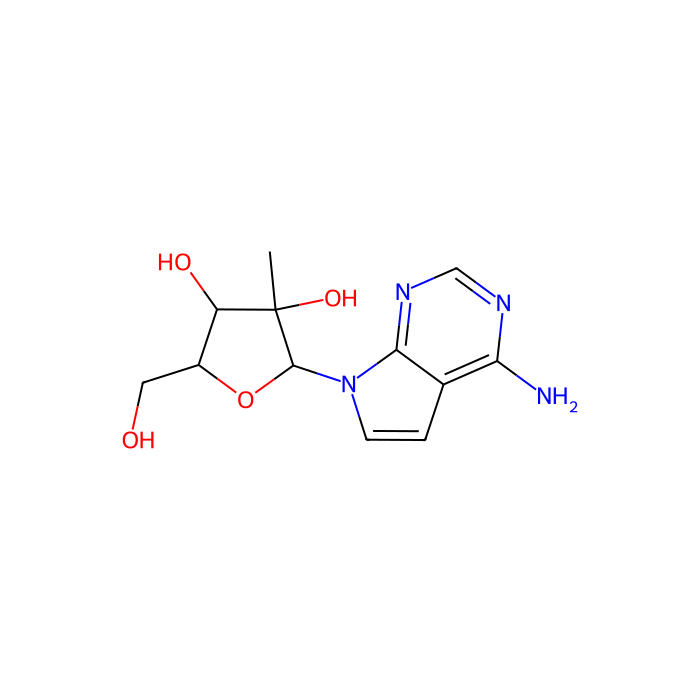 7-(2-C-甲基-β-D-呋喃核糖基)-7H-吡咯并[2,3-d]嘧啶-4-胺