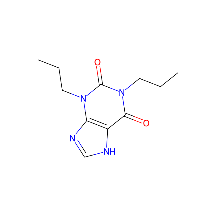 1,3-二丙基黄嘌呤, A 2A 受体拮抗剂；A 2B 受体拮抗剂
